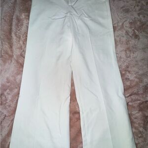 Elegant White Women's Pants